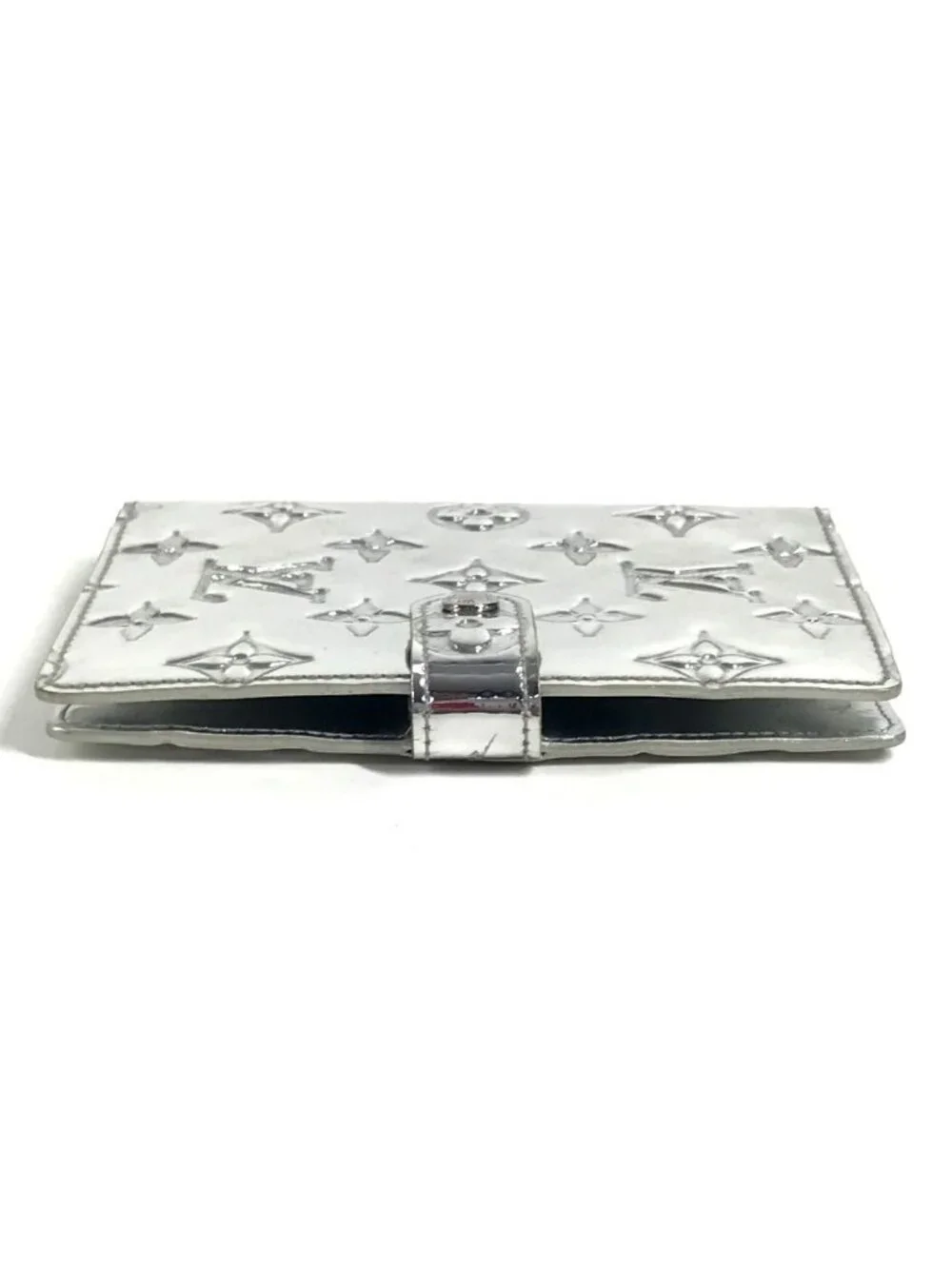 Louis Vuitton Notebook Cover Agenda PM Leather Silver
